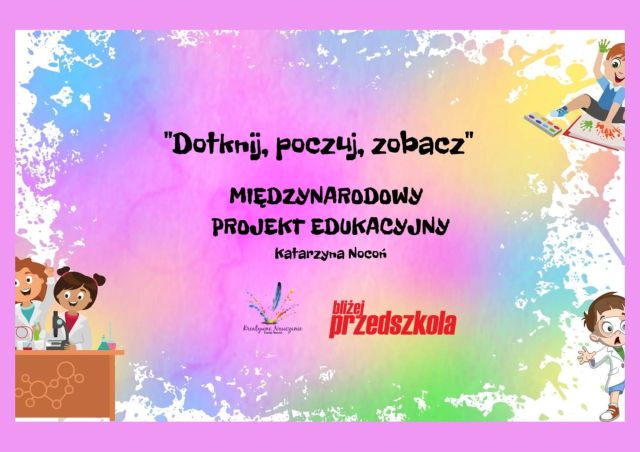 logo międzynarodowego projektu dotknij poczuj zobacz