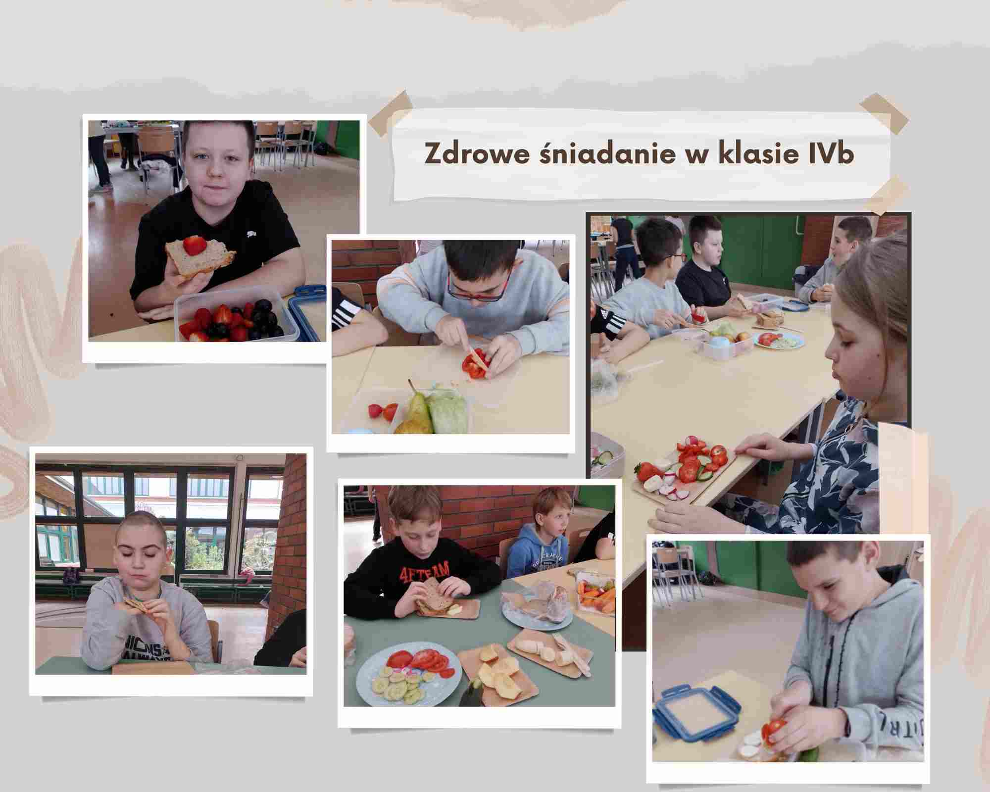 Zdrowe śniadanie w klasie IVb