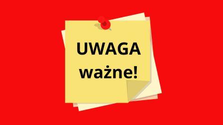 uwaga ważne