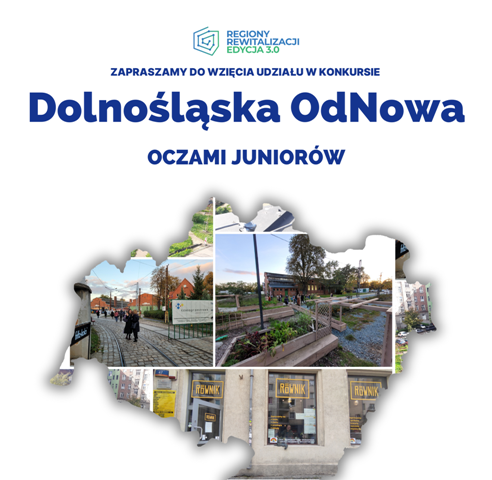 plakat konkursu Dolnośląska Odnowa oczami juniorów.