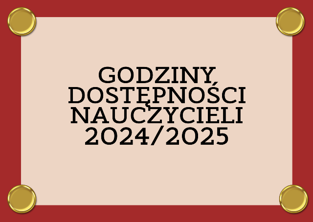 grafika z napisem dostępność nauczycieli