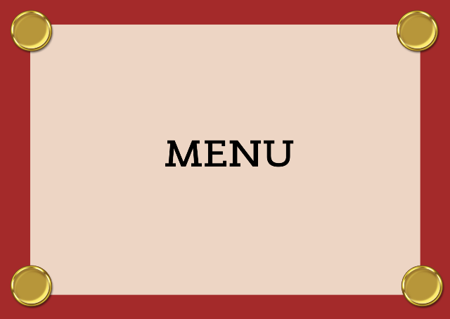 GRAFIKA Z NAPISEM MENU