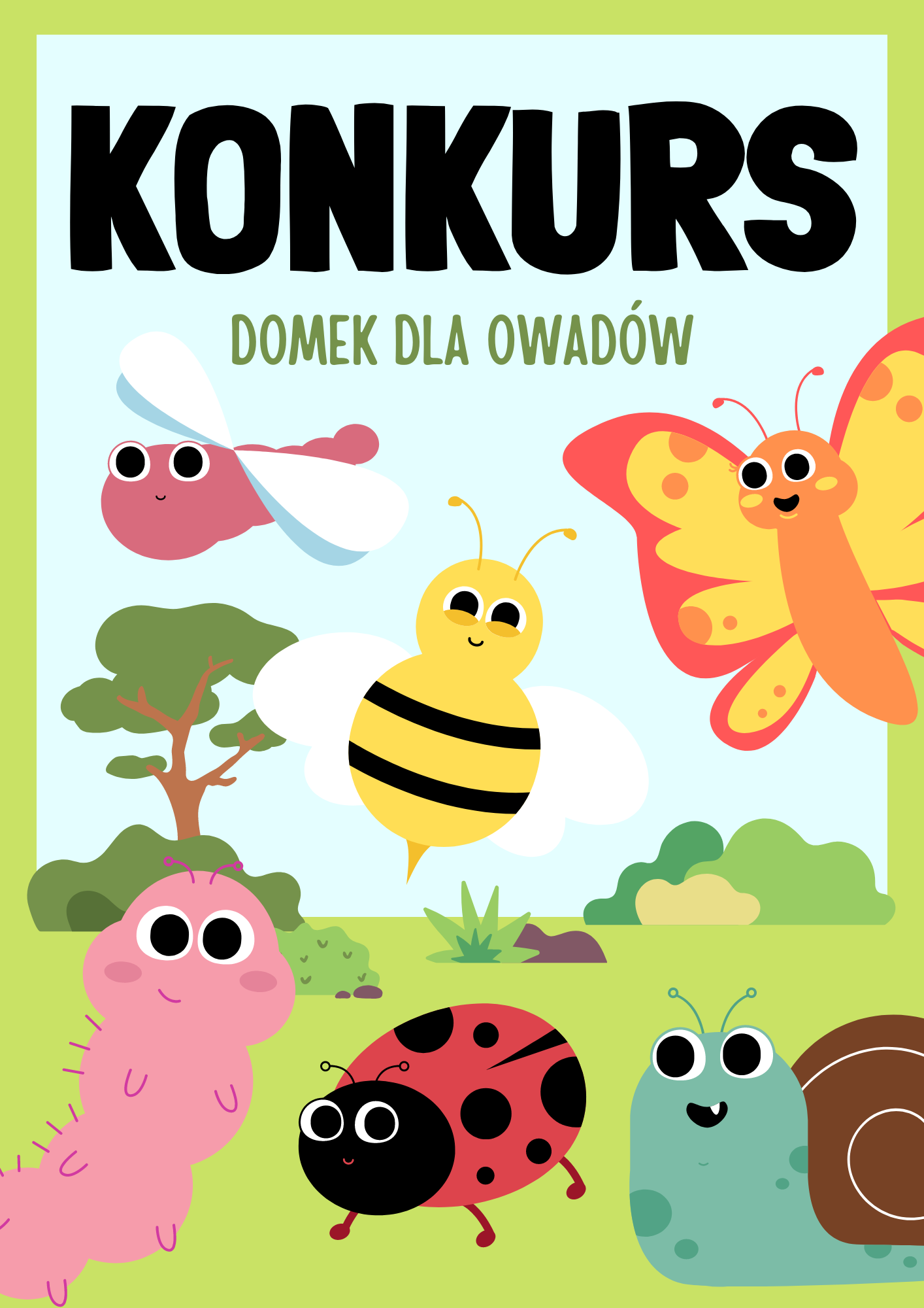 plakat konkurs plakat dla owadów