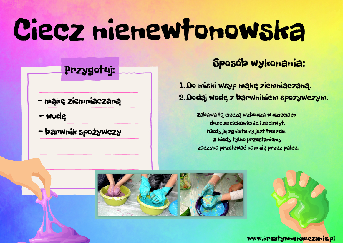 przepis na ciecz nienewtonowska